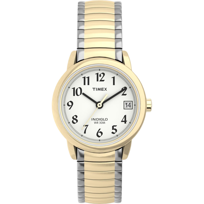 Timex Easy Reader Round 25mm White Dial Analog Women Watch - T2H381UJ Watch Timex