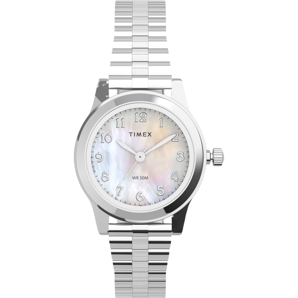 Timex Round 25mm White Dial Analog Women Watch - T2M826UJ