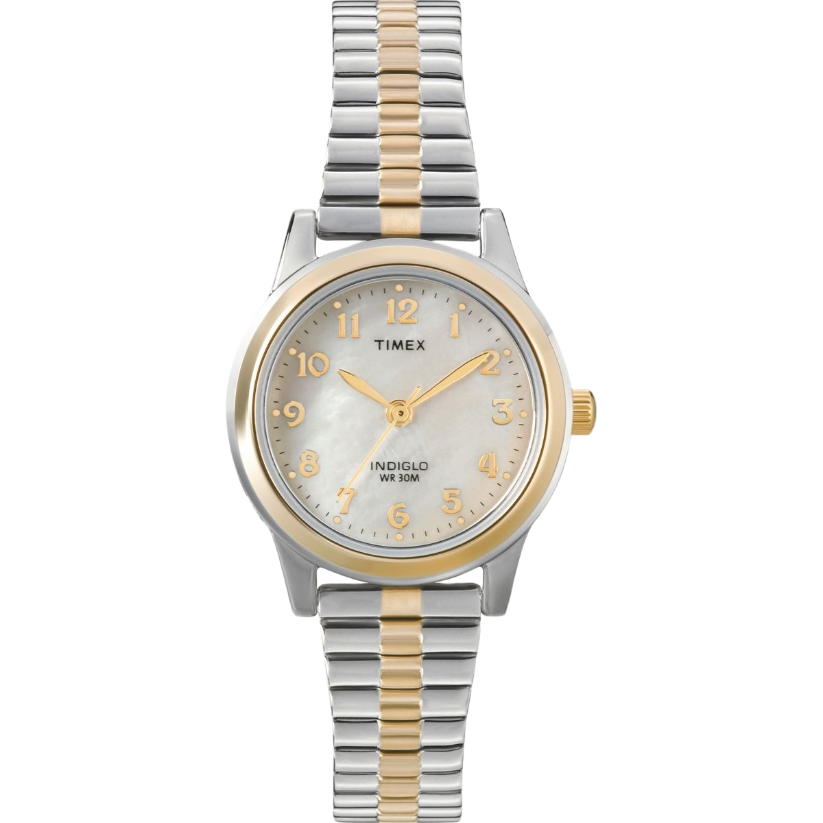 Timex Round 25mm White Dial Analog Women Watch - T2M828UJ