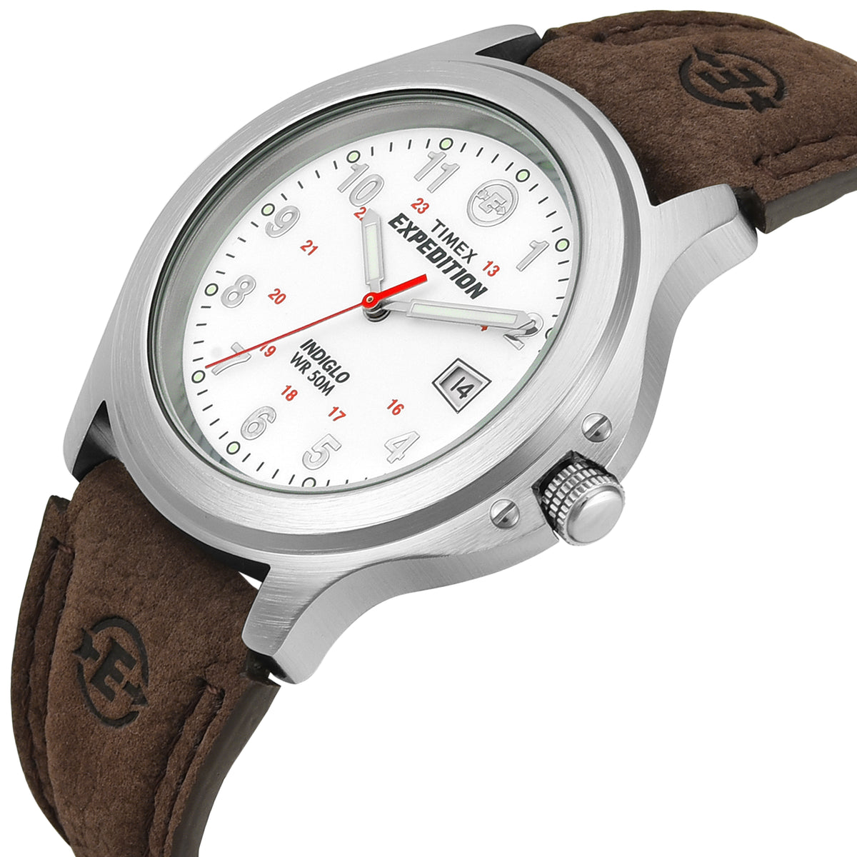 Timex Expedition Round 40mm White Dial Analog Men Watch - T44381E6 Watch Timex