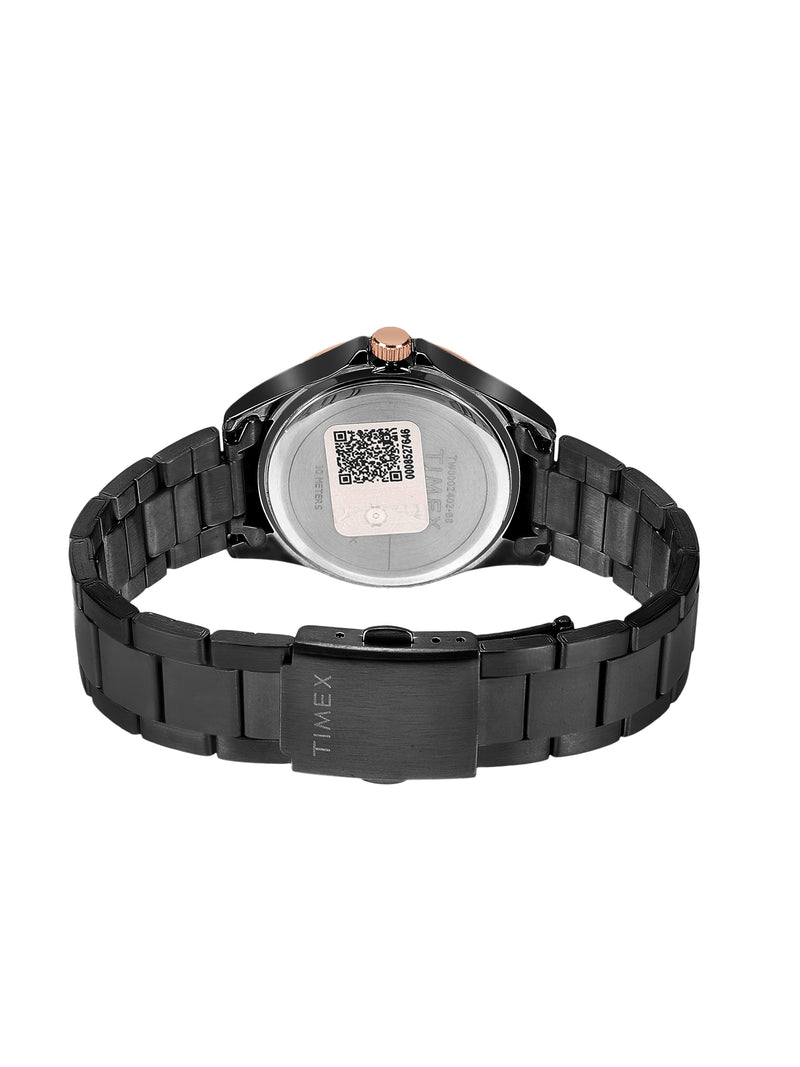 Timex Round 21mm Black Dial Analog Women Watch - TW000Z404 Watch Timex
