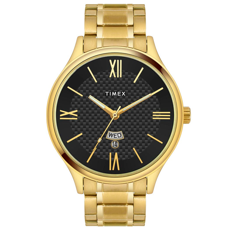 Timex Empera Round 21mm Black Dial Analog Pair Watch - TW00PR283 Watch Timex