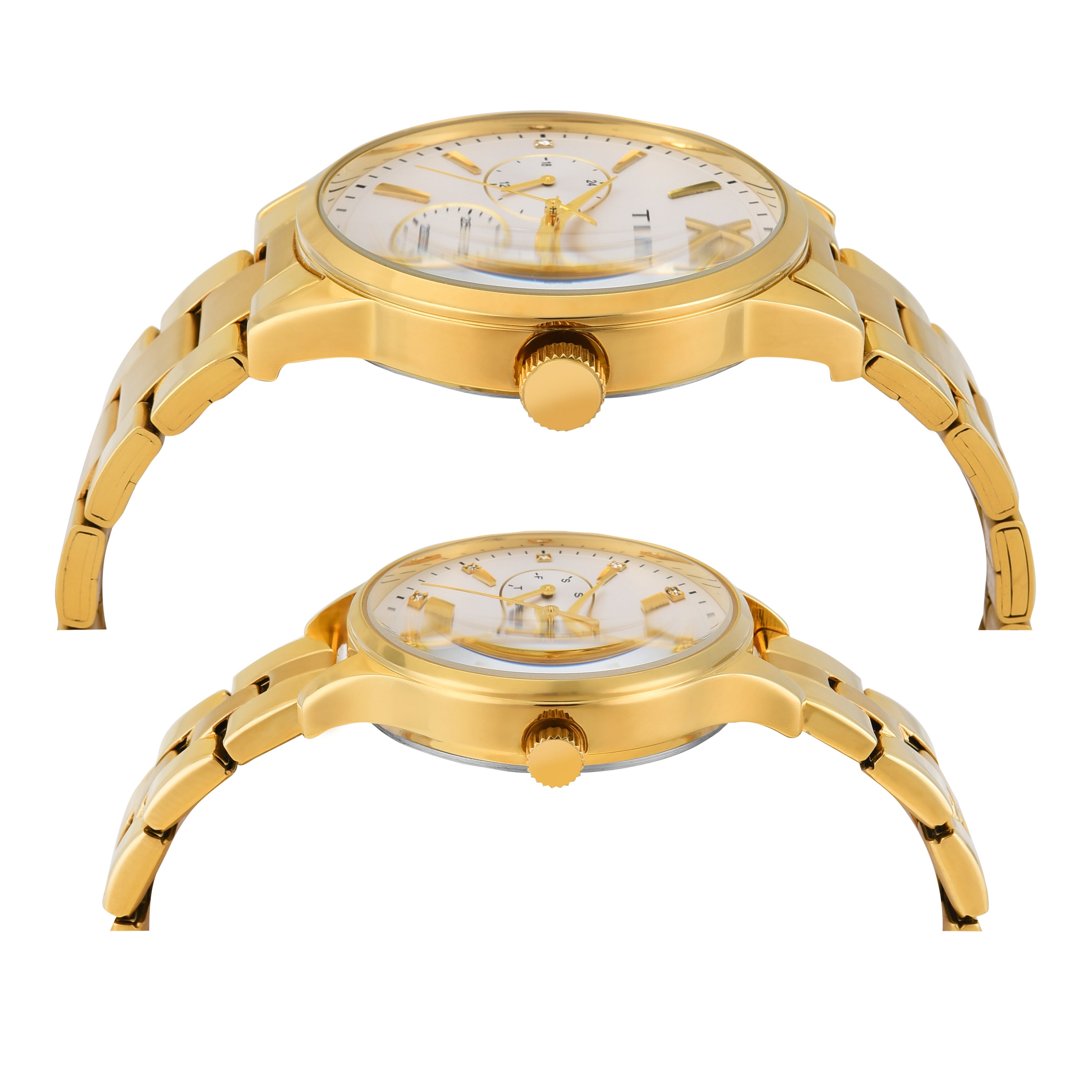 Timex Fashion Silver Round Dial Quartz Analog Unisex Watch