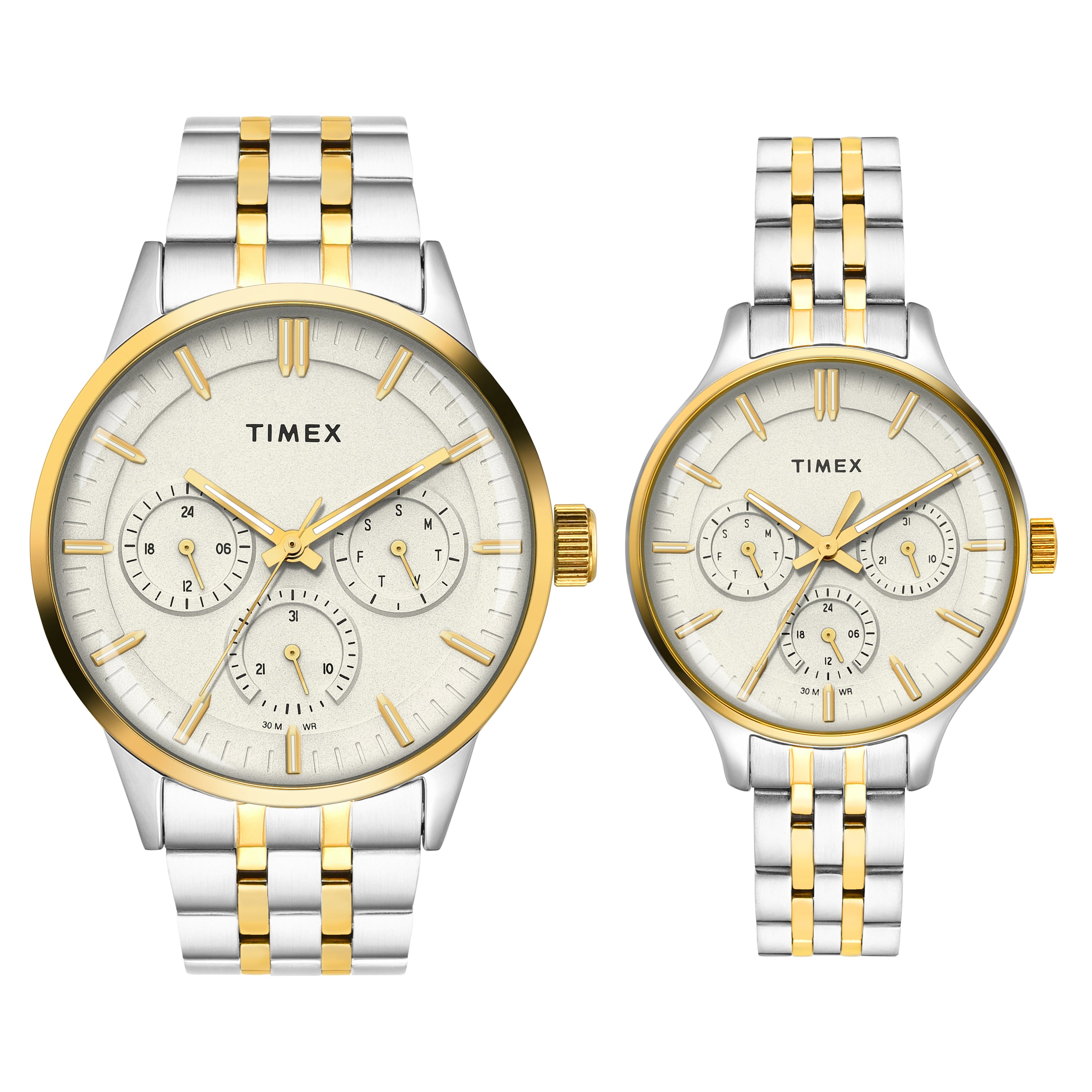 Timex TW00PR317 Grey Pairs 44.00/36.00 mm Round Watch