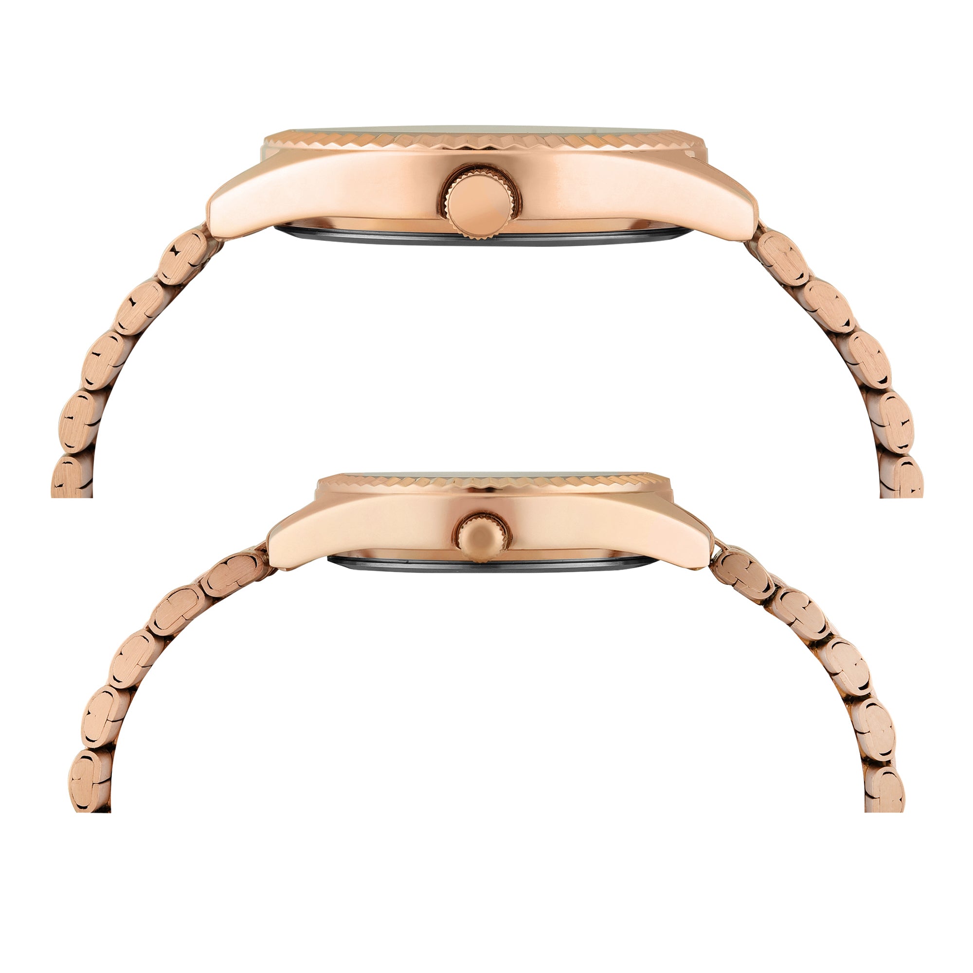 TIMEX Trendline Silver Round Dial Analog Pair's Watch - TW00PR346