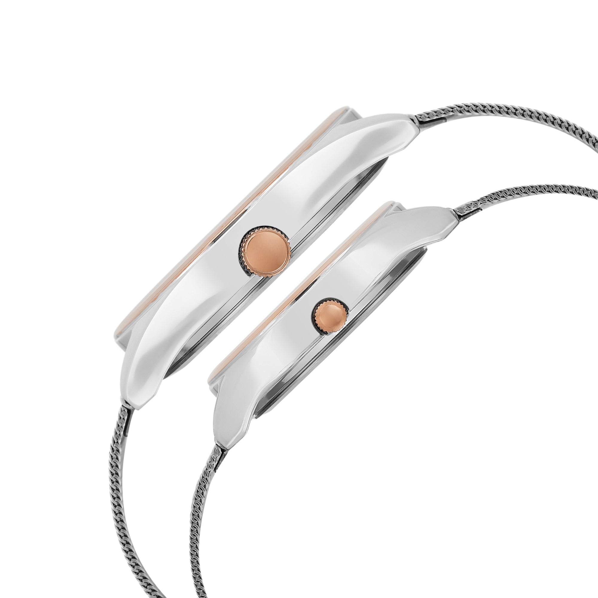 TIMEX Trendline Black Round Dial Analog Pair's Watch - TW00PR351