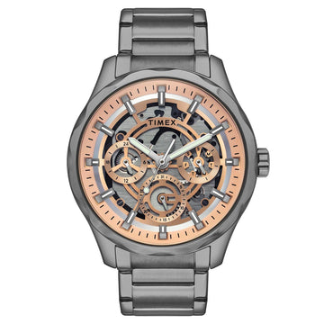 Timex Copper Round Dial Quartz Analog Men Watch Watch Timex