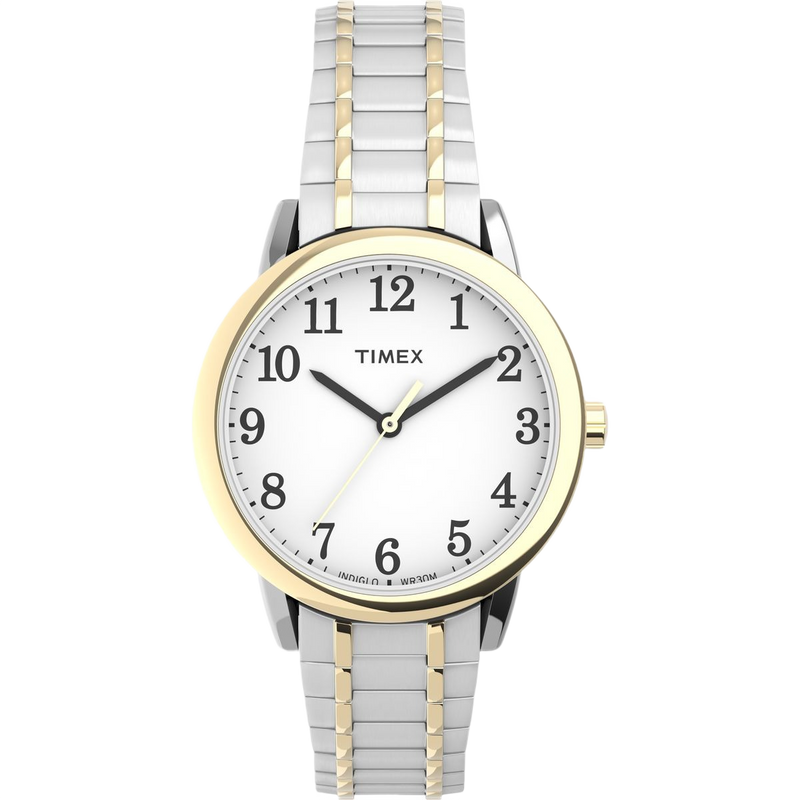 Timex Easy Reader Round 30mm White Dial Analog Women Watch - TW2P78700UJ Watch Timex
