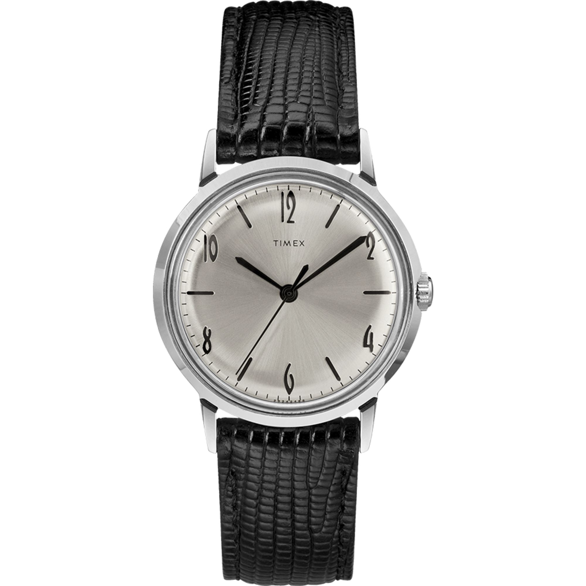 Timex Marlin Round 21mm Silver Dial Mechanical Handwind Men Watch - TW2R47900U9 Watch Timex