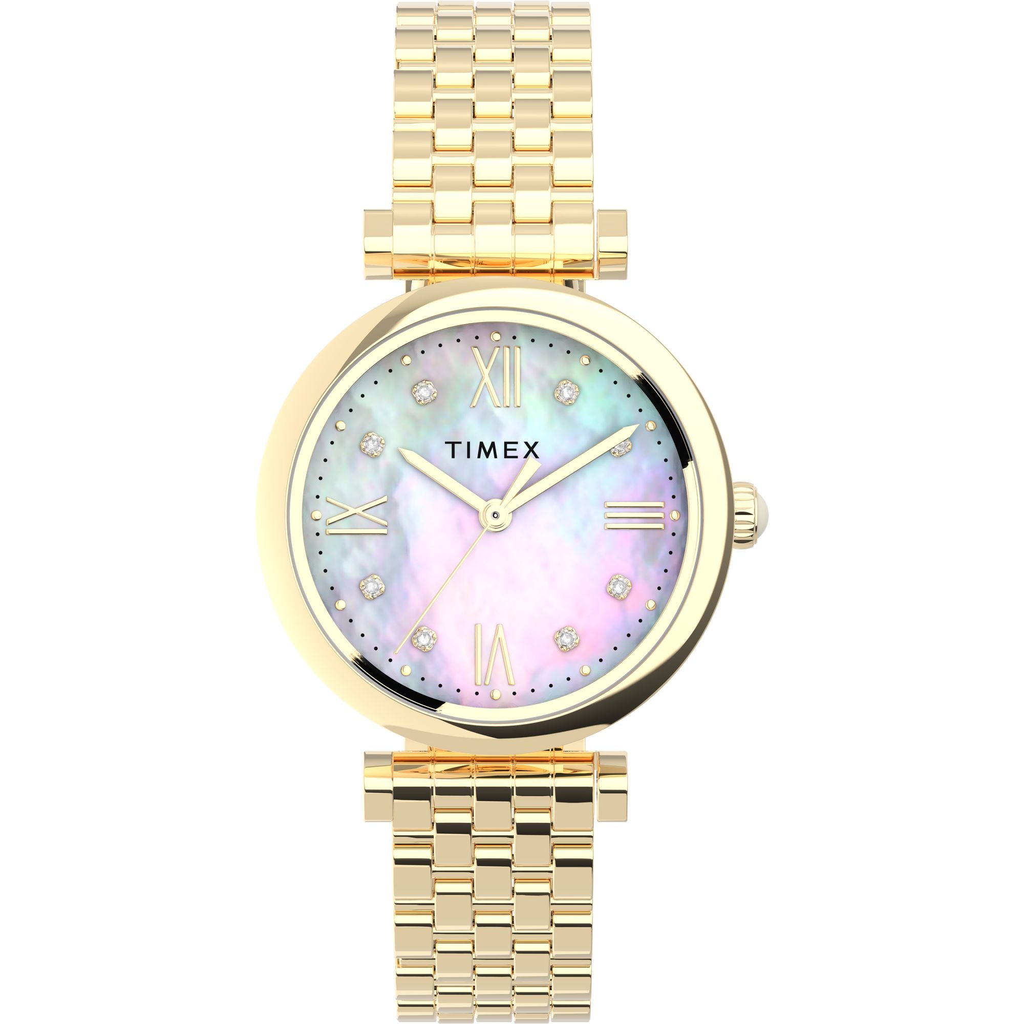Timex Trend Round 21mm Multicolor Dial Analog Women Watch - TW2T78900UJ Watch Timex