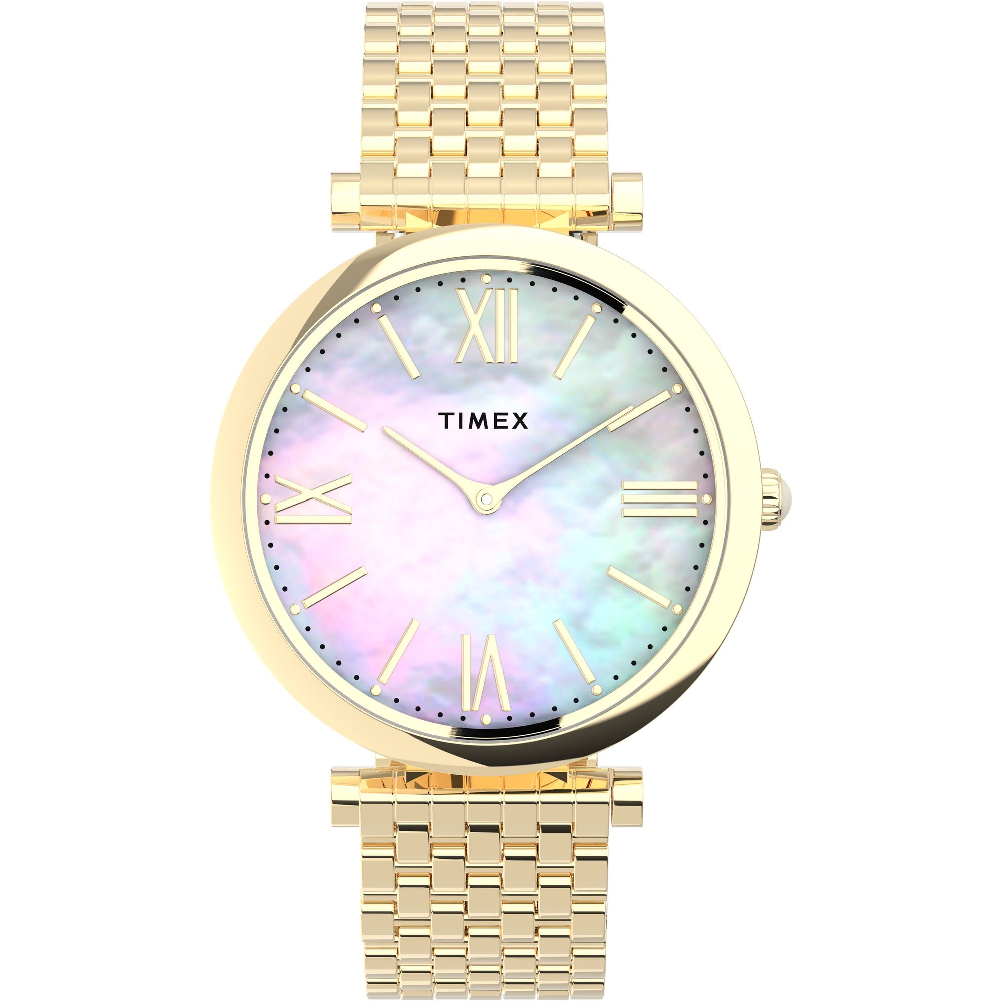 Timex Trend Mother of Pearl Round Dial Quartz Analog Women Watch  TW2T79100UJ At JUST WATCHES