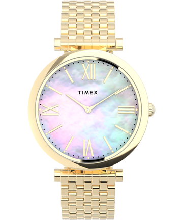 Timex Trend Round 35mm Multicolor Dial Analog Women Watch - TW2T79100UJ Watch Timex