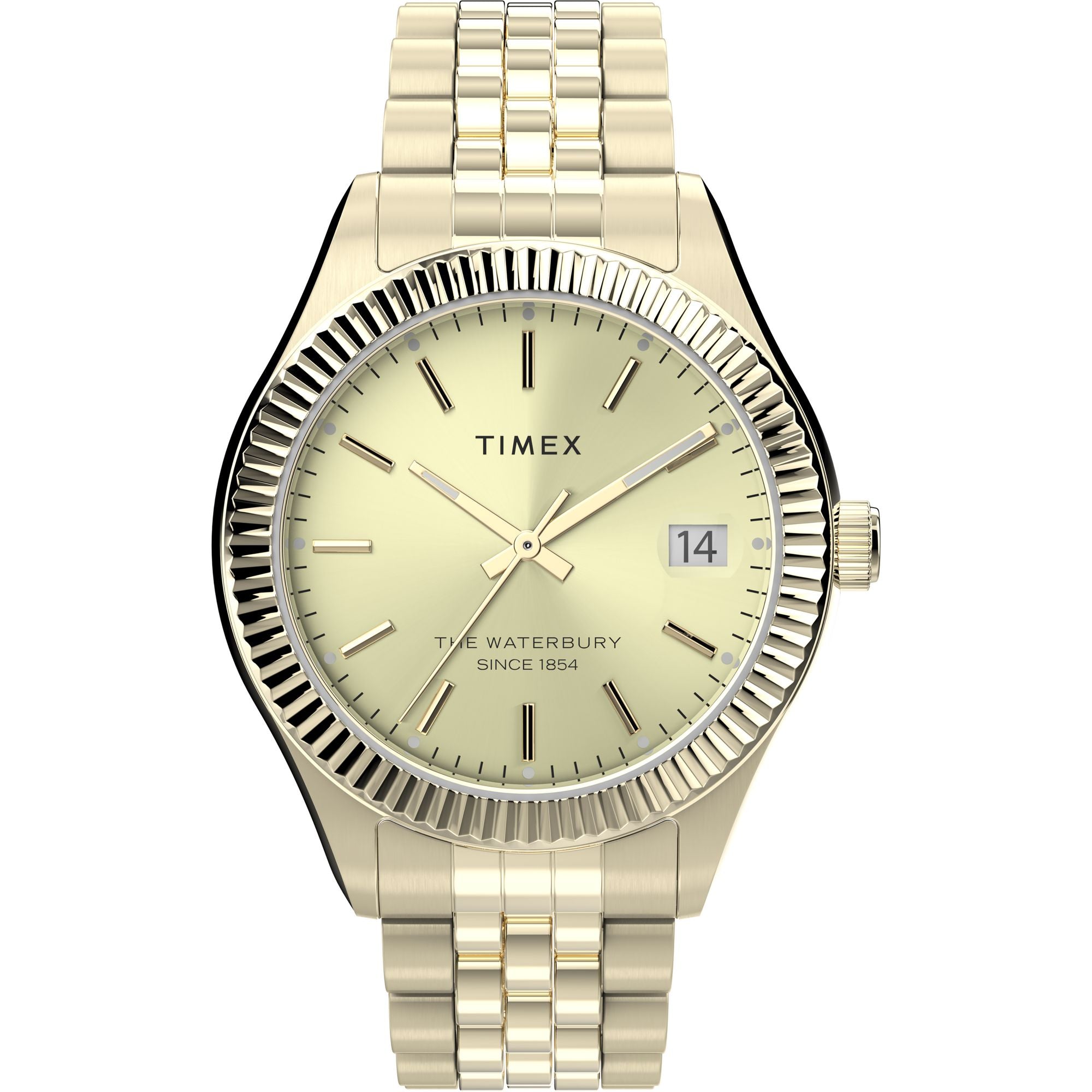Timex Legacy Round 34mm Gold Dial Analog Women Watch - TW2T86900UJ Watch Timex