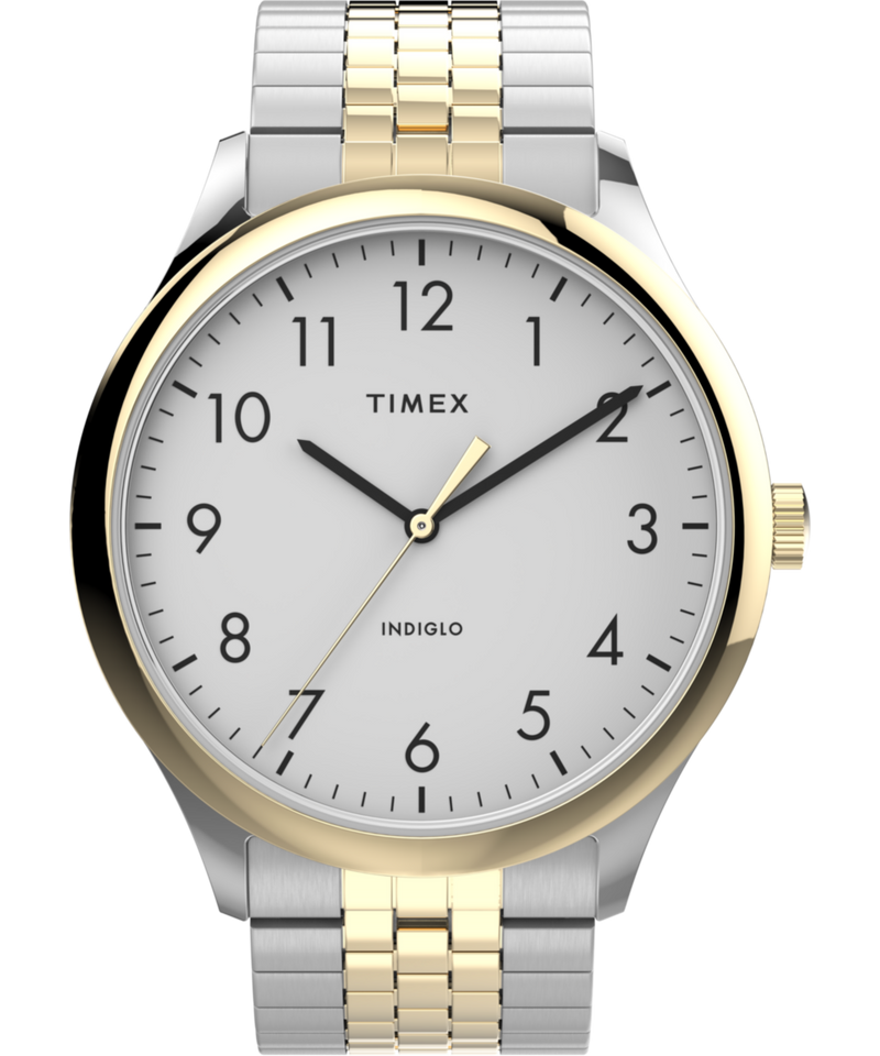 Timex Easy Reader Round 21mm White Dial Analog Men Watch - TW2U40000UJ Watch Timex