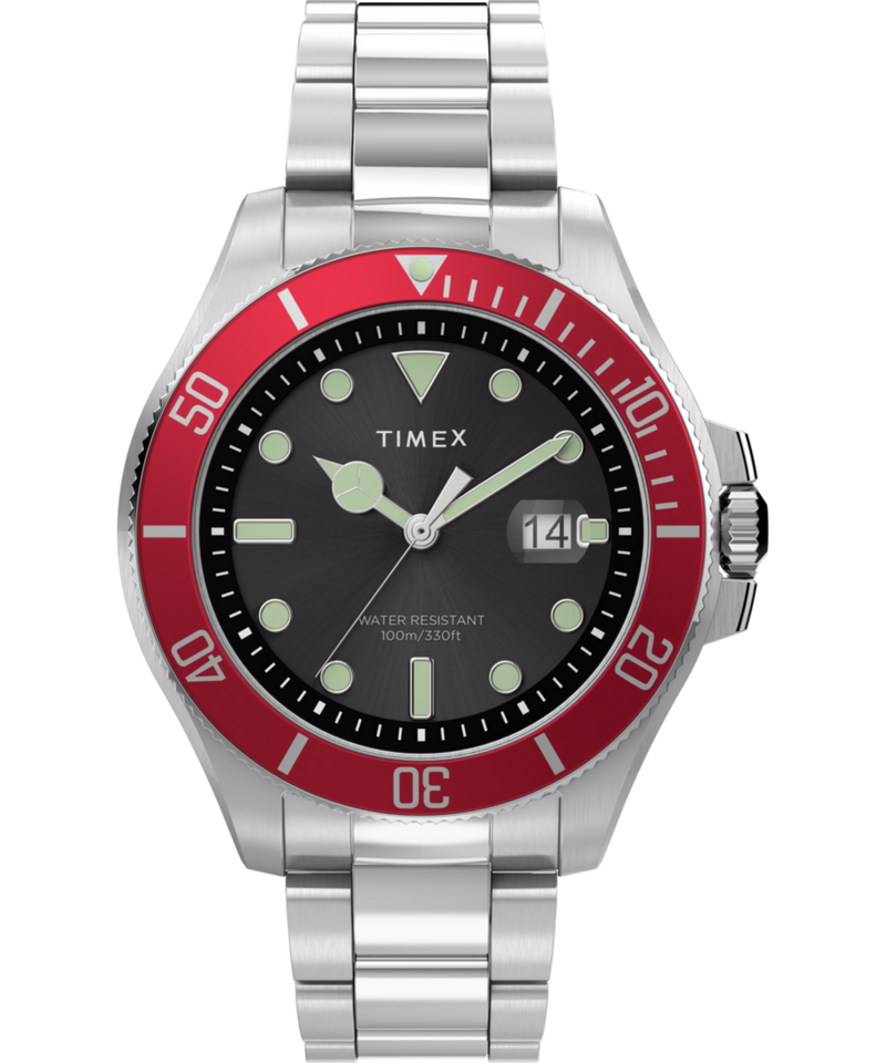 Timex Trend Round 21mm Black Dial Analog Men Watch - TW2U41700UJ Watch Timex