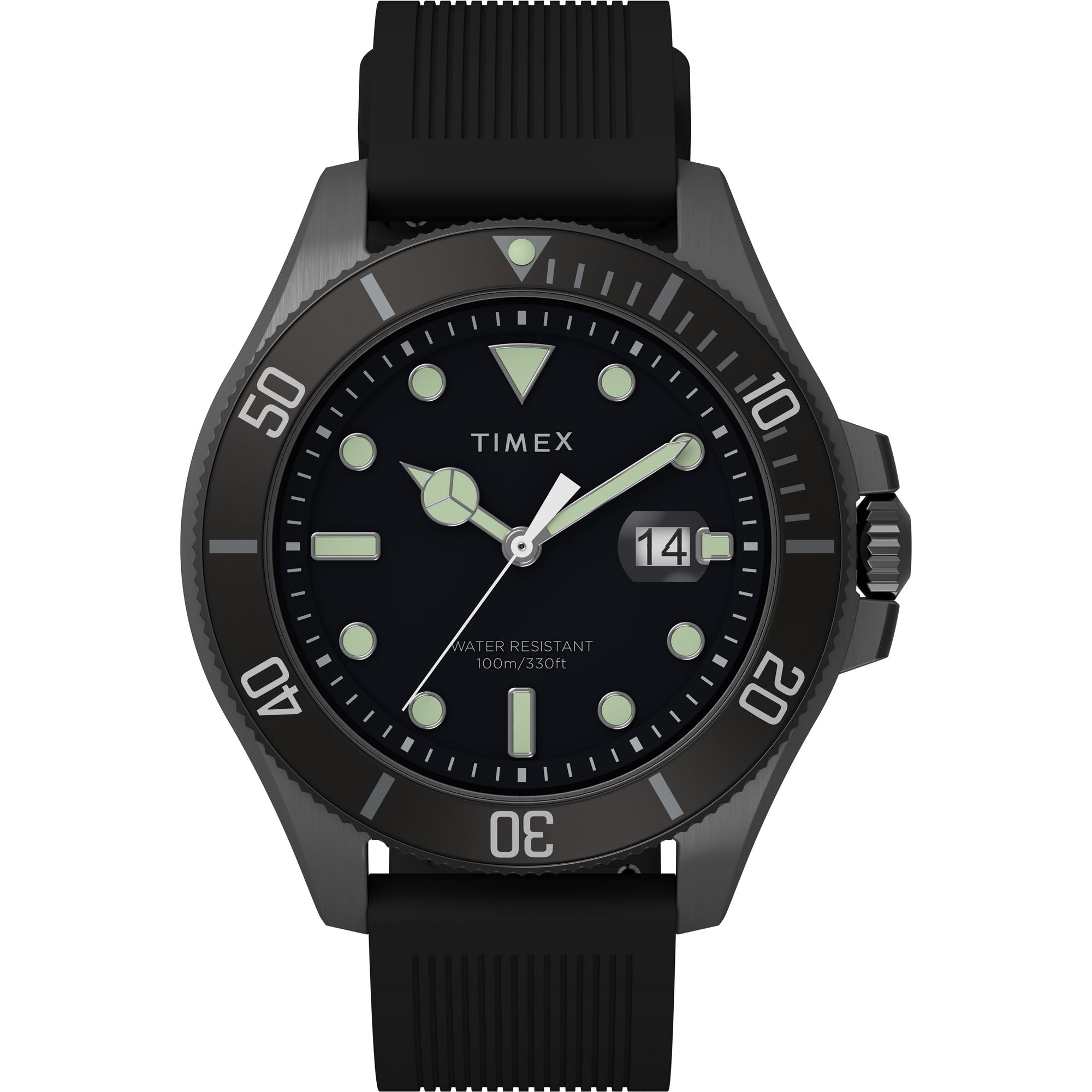 Timex Trend Round 43mm Grey Dial Analog Men Watch - TW2U42000UJ Watch Timex