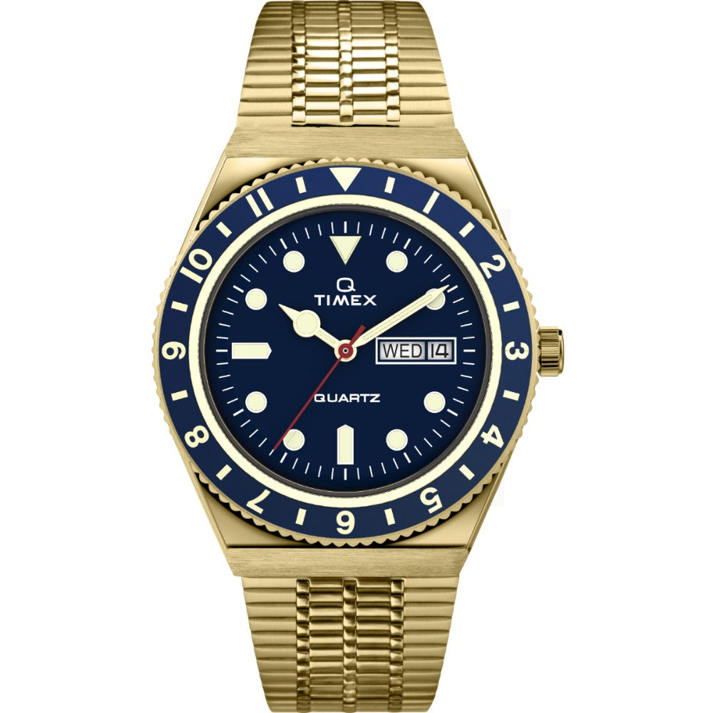 TIMEX Q Diver Inspired Blue Round Dial Analog Men's Watch - TWEG26302