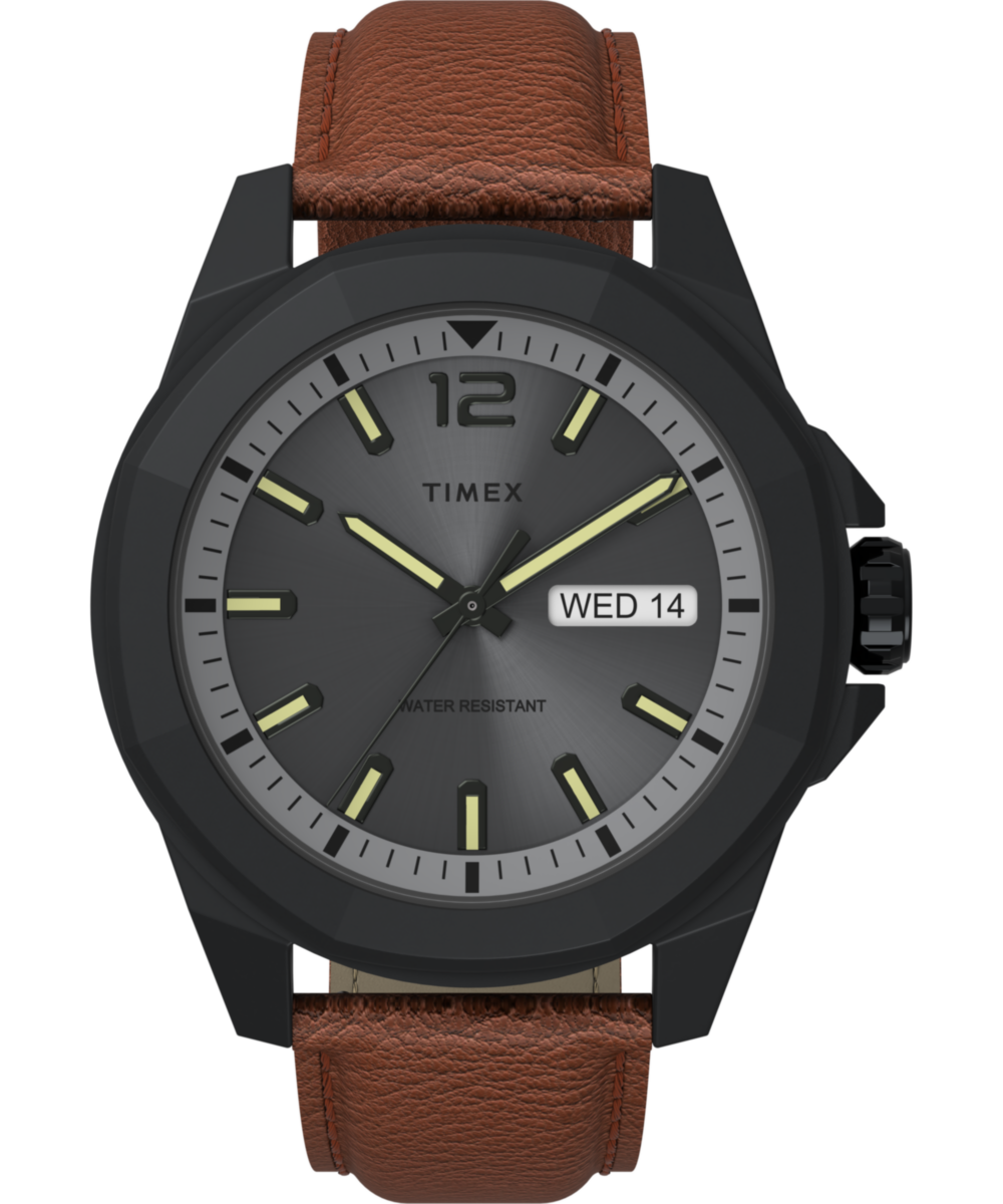 Timex Essex Octagonal 21mm Gray Dial Analog Men Watch - TW2U82200UJ
