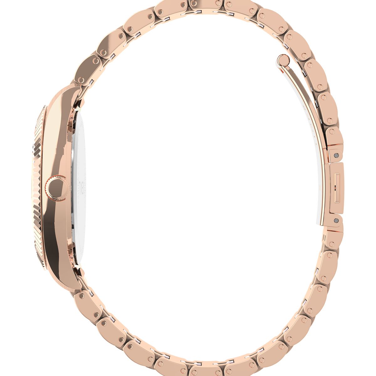 Timex Waterbury Pink Round Dial Quartz Analog Women Watch Watch Timex