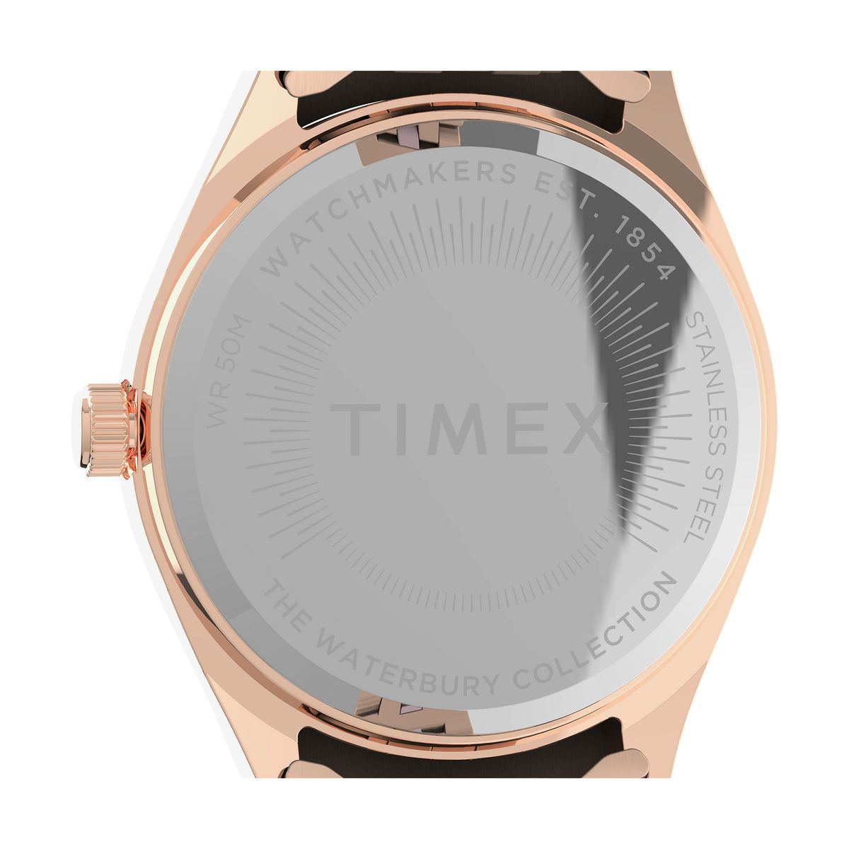 Timex Waterbury Pink Round Dial Quartz Analog Women Watch Watch Timex
