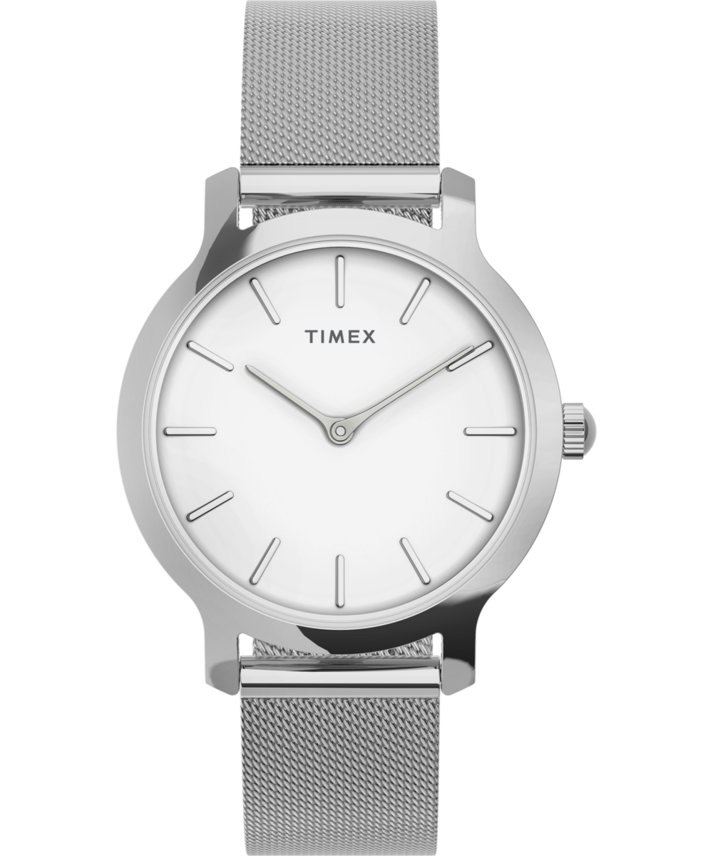 Timex Transcend Round 31mm White Dial Analog Women Watch - TW2U86700UJ Watch Timex