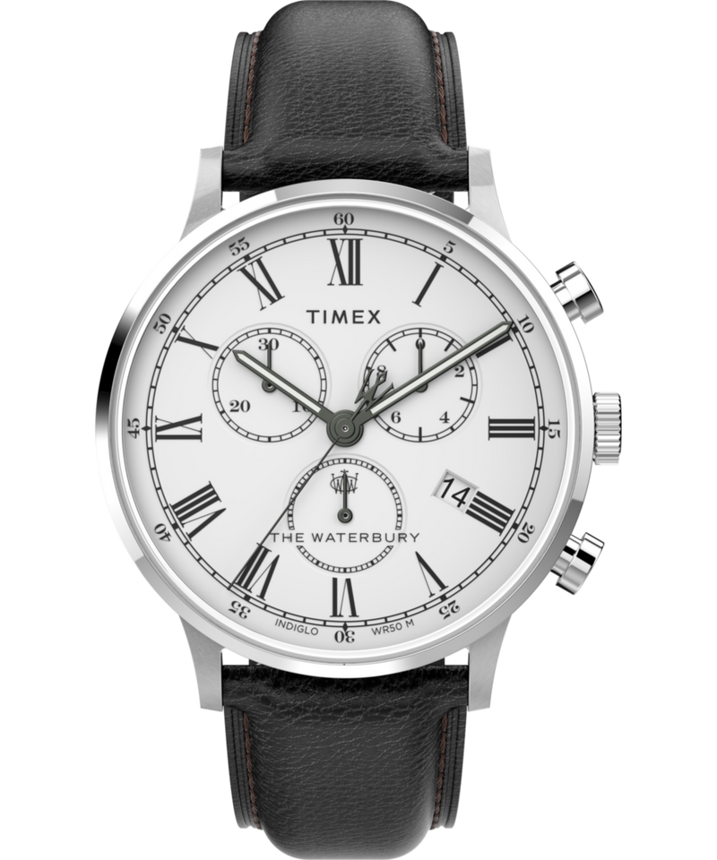 Timex Waterbury Round 40mm White Dial Analog Men Watch - TW2U88100UJ Watch Timex