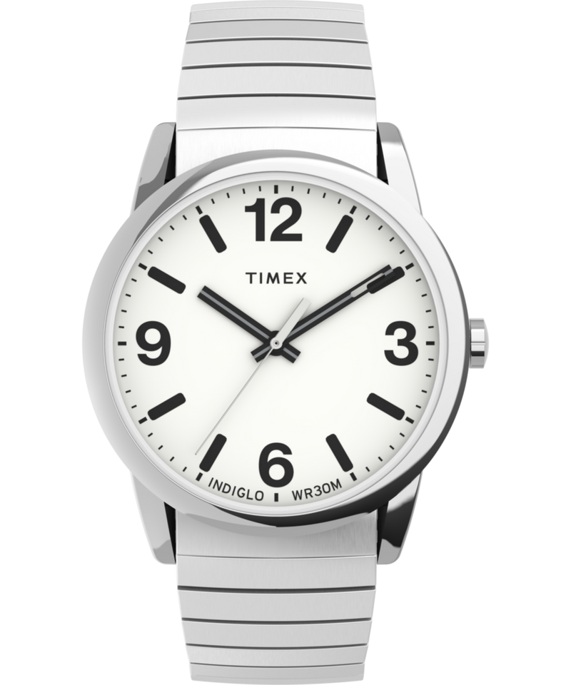 Timex Easy Reader Round 21mm White Dial Analog Men Watch - TW2U98800UJ Watch Timex