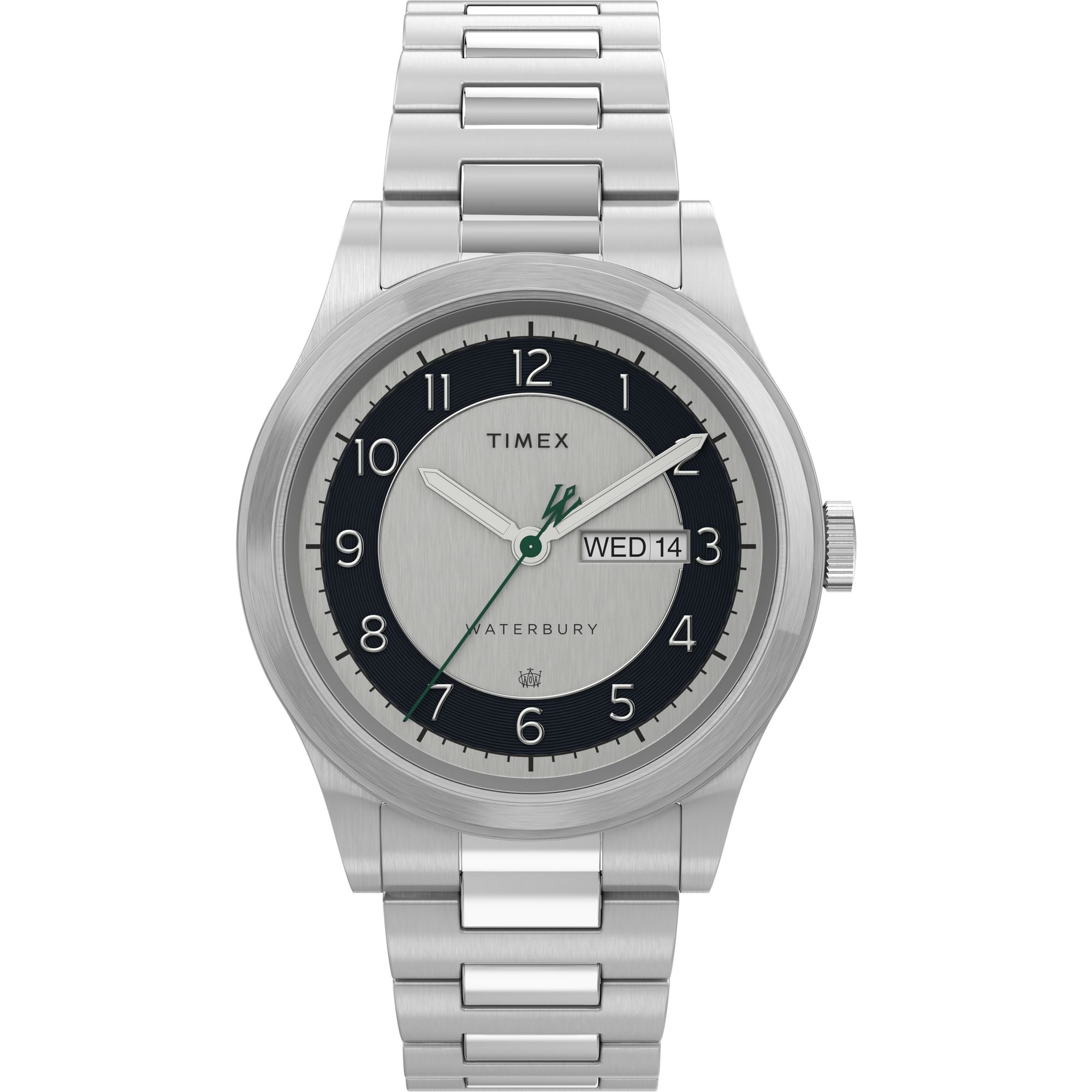 Timex Waterburry Round 21mm Silver Dial Analog Men Watch - TW2U99300UJ