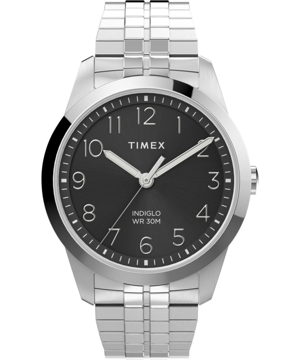 Timex Main Street Round 21mm Black Dial Analog Men Watch - TW2V04400AP