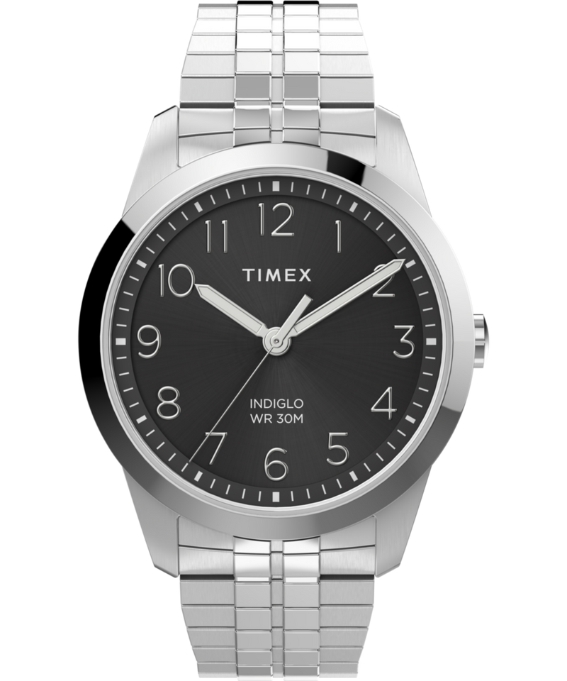 Timex Main Street Round 21mm Black Dial Analog Men Watch - TW2V04400AP Watch Timex