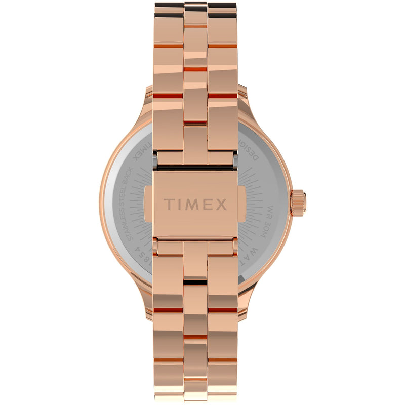 Timex Peyton Round 21mm White Dial Analog Women Watch - TW2V06300UJ Watch Timex