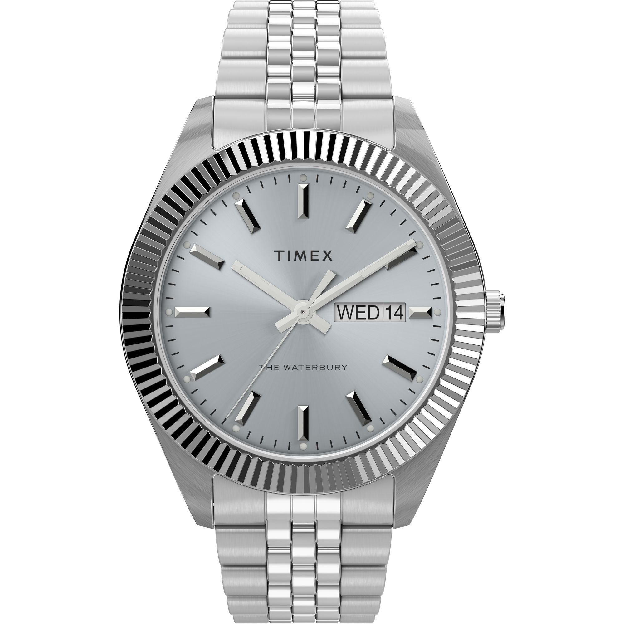 Timex Trend Round 41mm Silver Dial Analog Men Watch - TW2V17300UJ Watch Timex