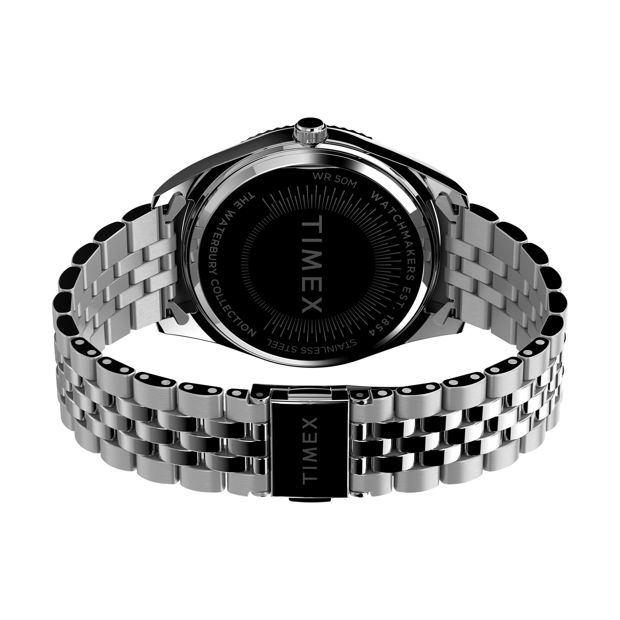 Timex Trend Round 41mm Silver Dial Analog Men Watch - TW2V17300UJ Watch Timex