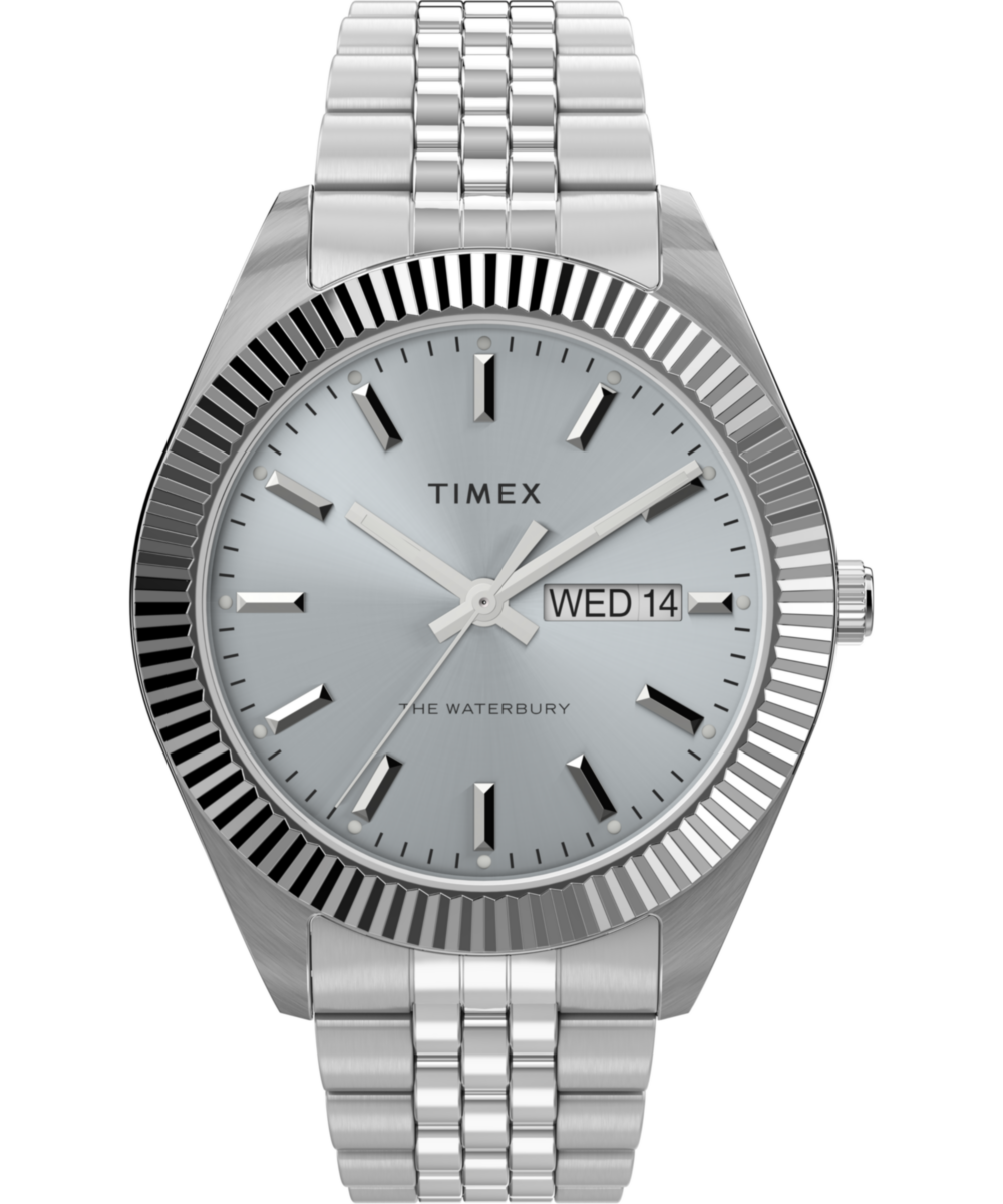 Timex Trend Round 41mm Silver Dial Analog Men Watch - TW2V17300UJ