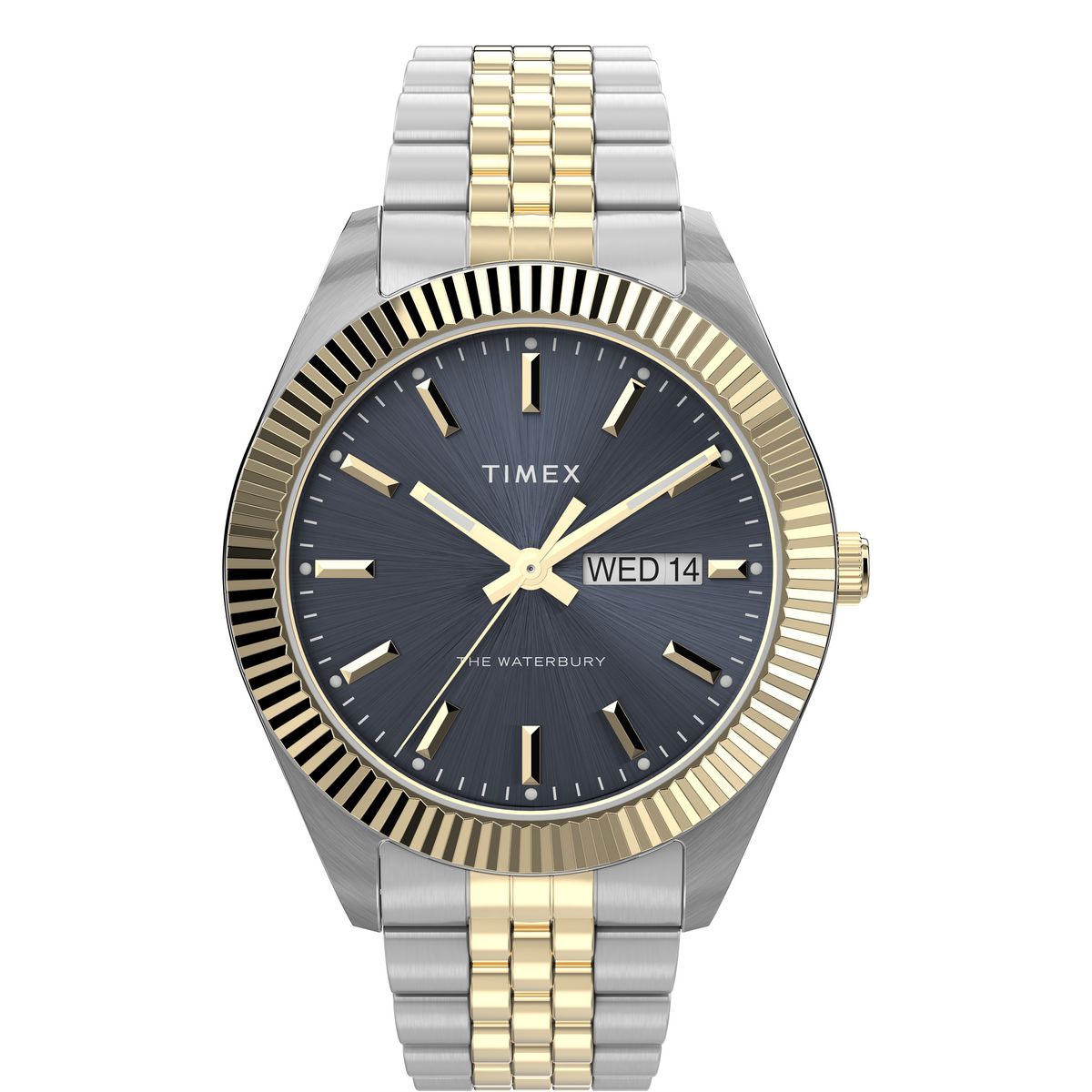 Timex Trend Round 21mm Blue Dial Analog Men Watch - TW2V17500UJ Watch Timex