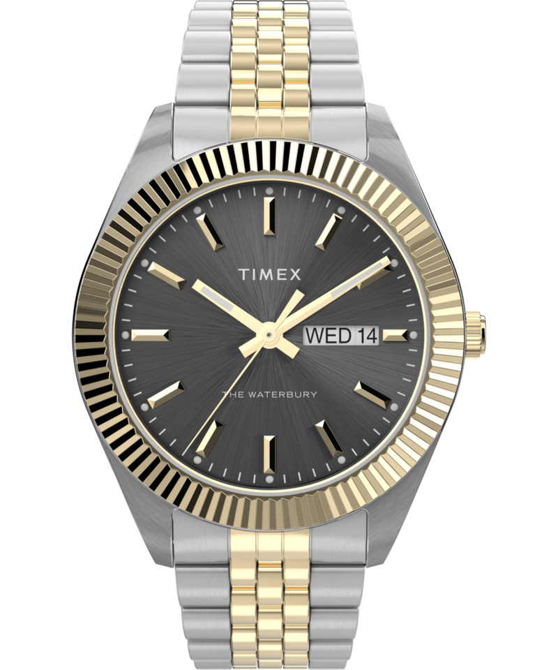 Timex Trend Round 41mm Black Dial Analog Men Watch - TW2V17600UJ Watch Timex