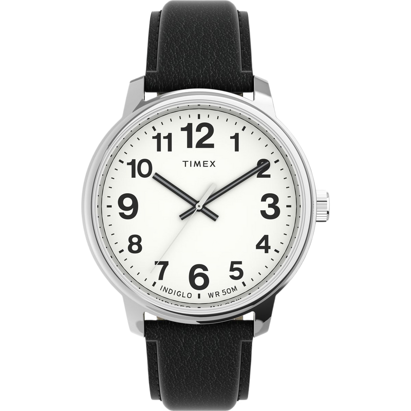 Timex Easy Reader Round 43mm White Dial Analog Men Watch - TW2V21200UJ Watch Timex