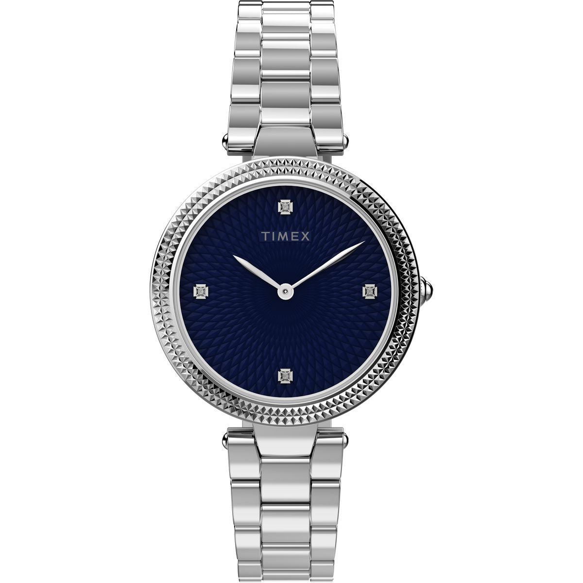Timex Blue Round Dial Quartz Analog Women Watch Watch Timex