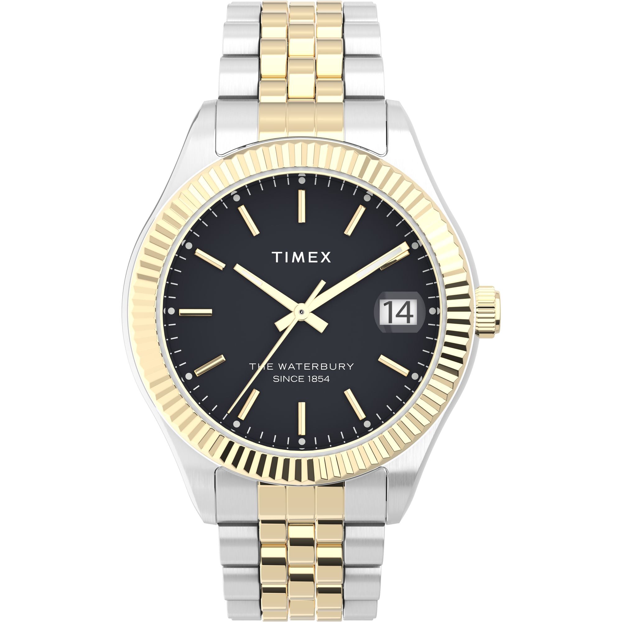 Timex Trend Black Round Dial Quartz Analog Women Watch