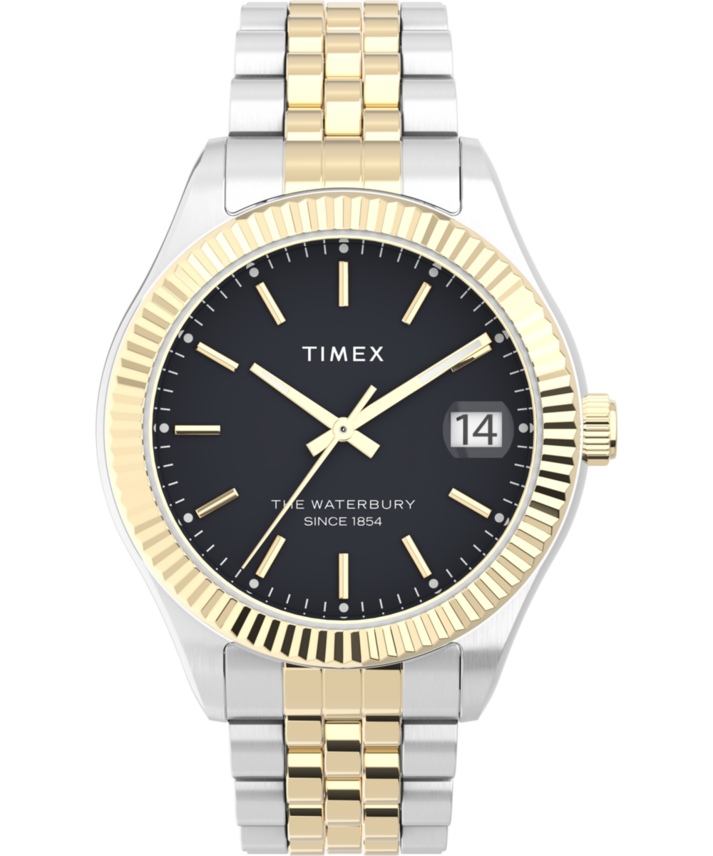 Timex Trend Black Round Dial Quartz Analog Women Watch