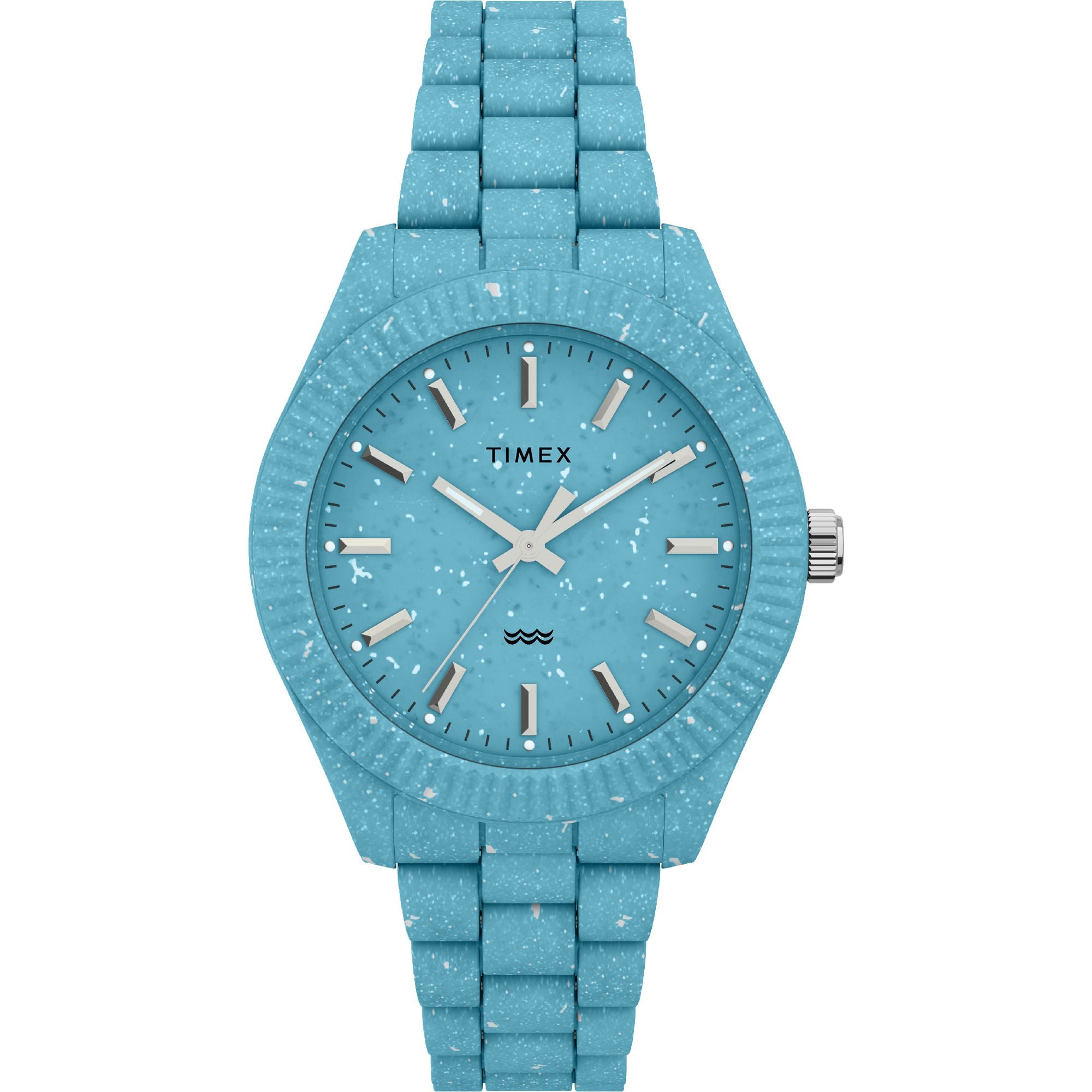 Timex Trend Blue Round Dial Quartz Analog Women Watch