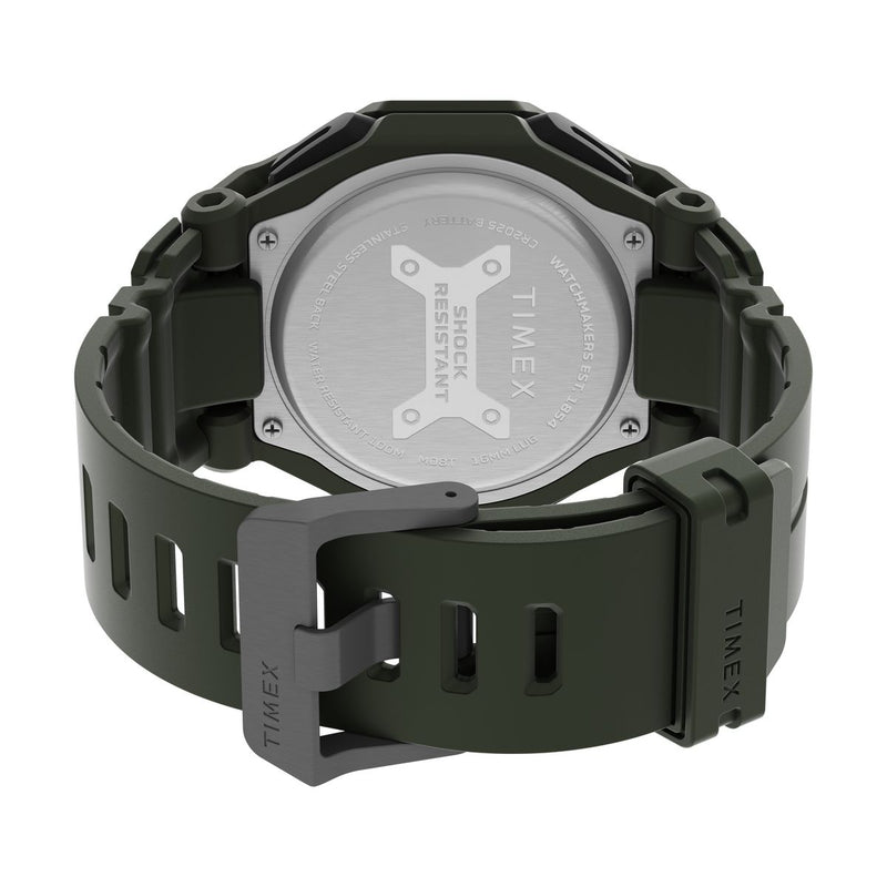 Timex Command Square 21mm Green Dial Ana-Digital Men Watch - TW2V35400UJ Watch Timex