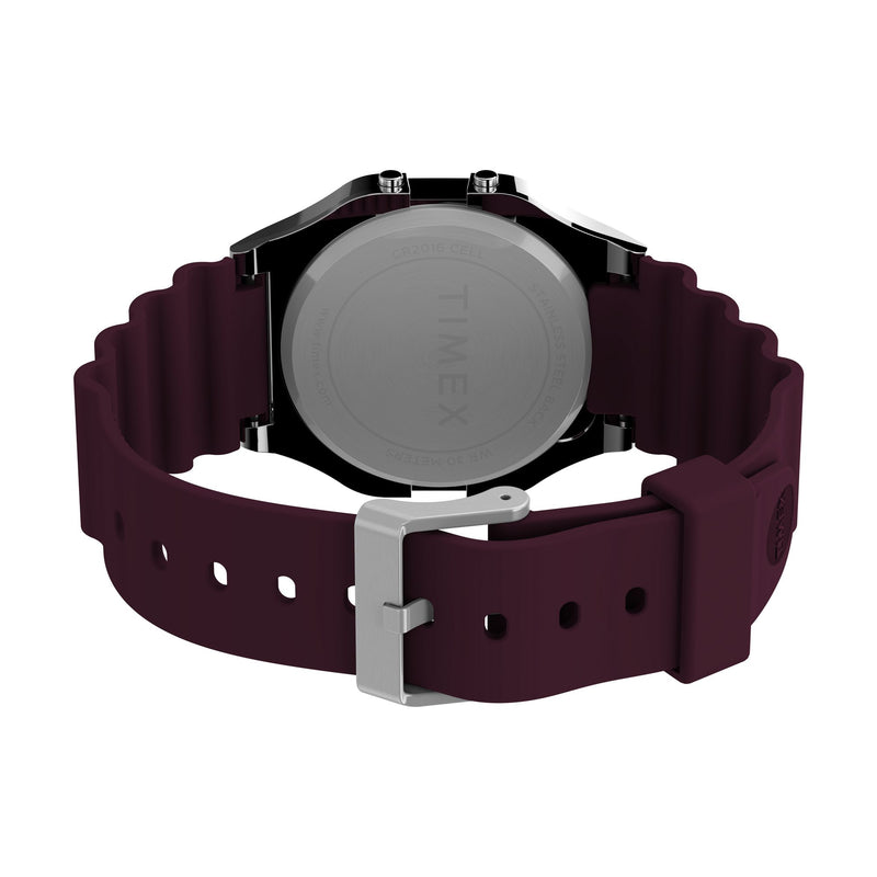 Timex 80 Square 21mm Green Dial Digital Unisex Watch - TW2V41300X8 Watch Timex
