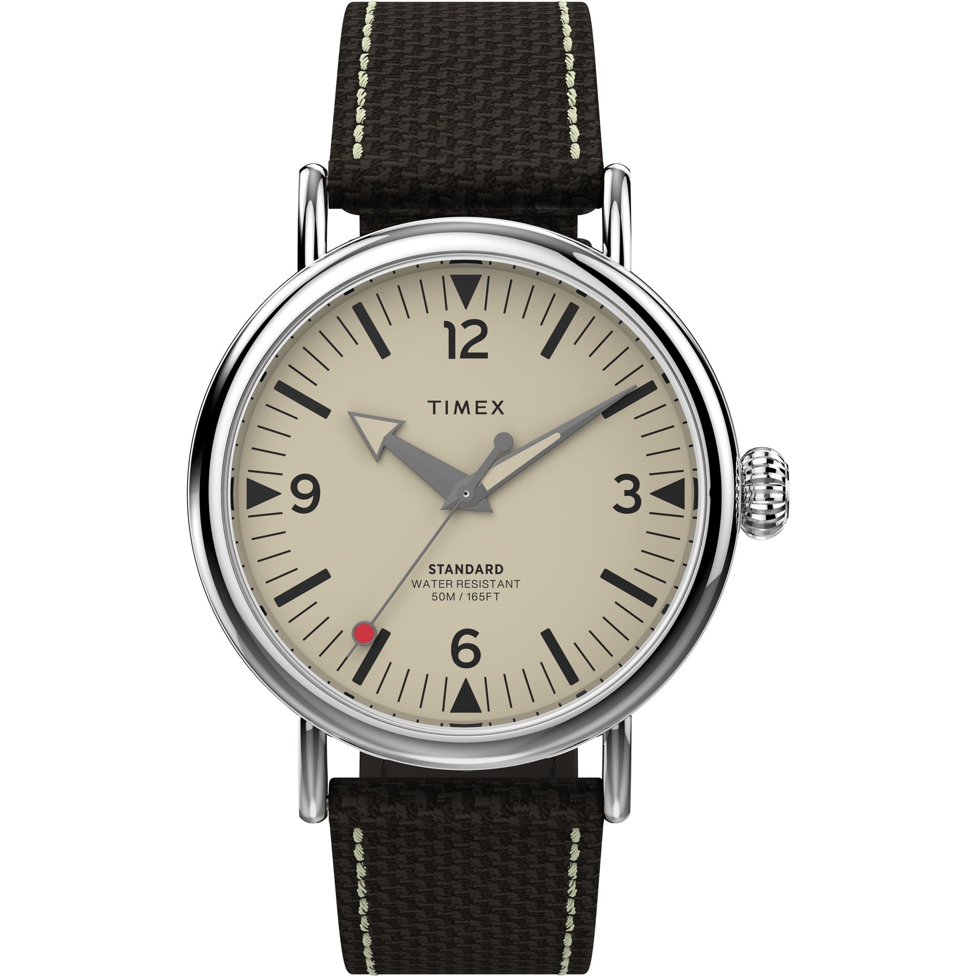 Timex Waterburry Round 21mm Beige Dial Analog Men Watch - TW2V44100UJ Watch Timex
