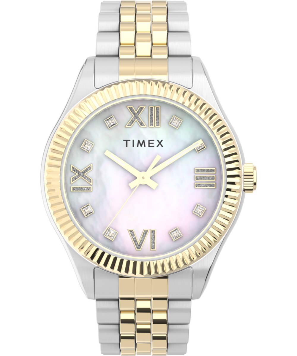 Timex Legacy Round 21mm Off White Dial Analog Women Watch - TW2V45600UJ