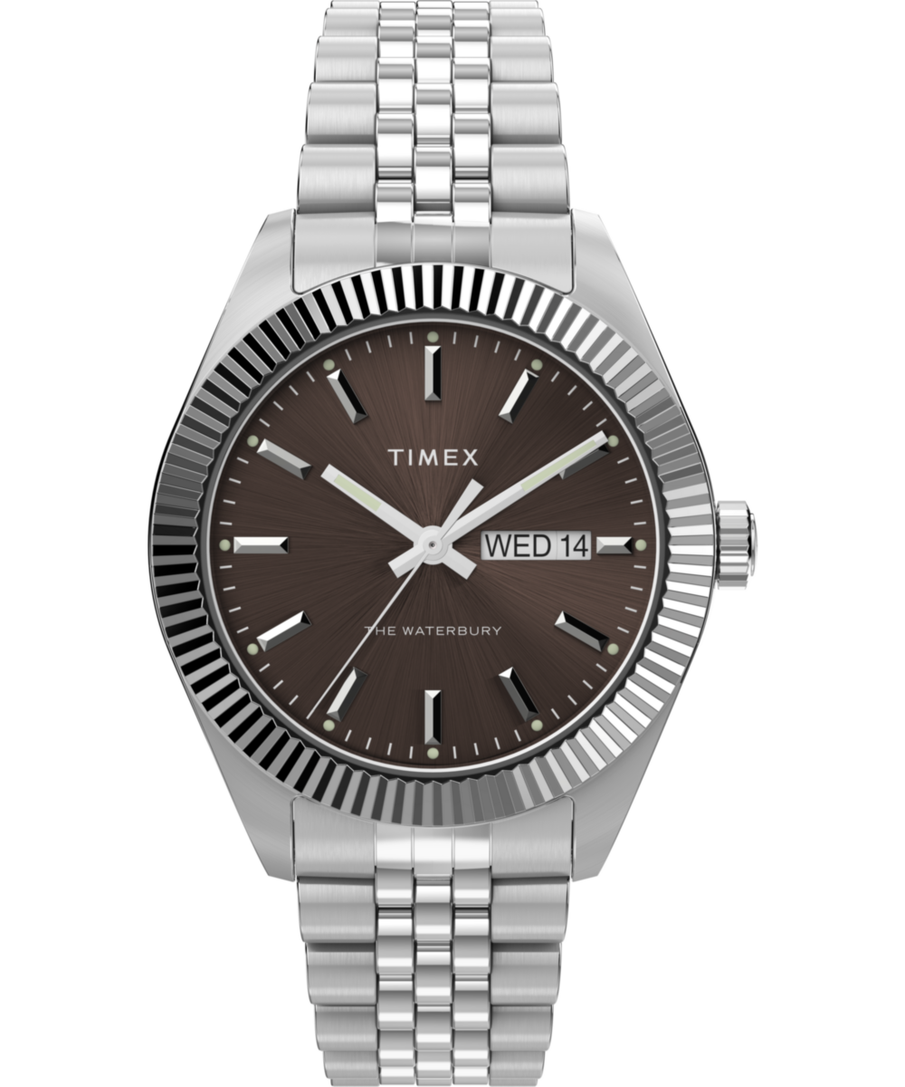 Timex Legacy Round 41mm Brown Dial Analog Men Watch - TW2V46100UJ