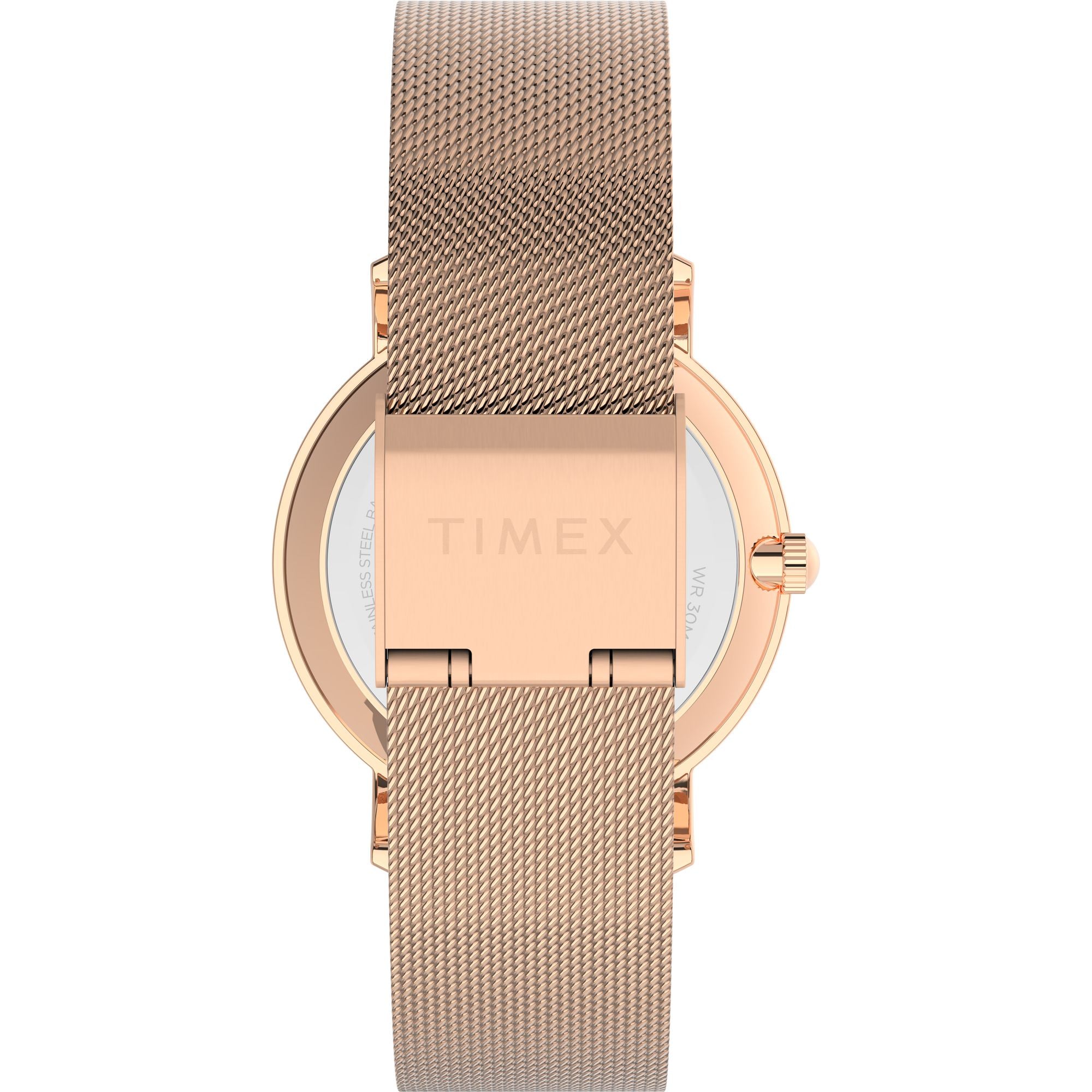 Timex Transcend Round 21mm Rose Gold Dial Analog Women Watch - TW2V52500UJ