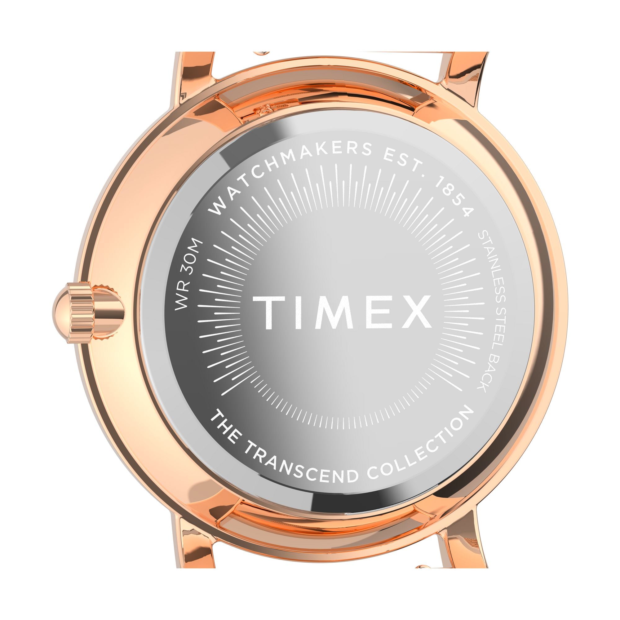 Timex Transcend Round 21mm Rose Gold Dial Analog Women Watch - TW2V52500UJ Watch Timex