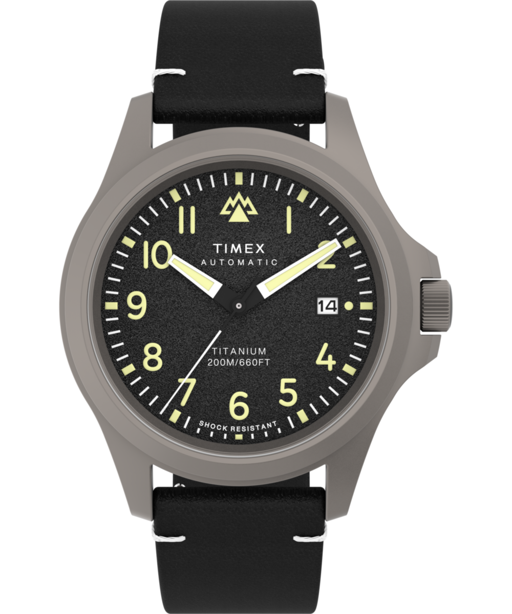 Timex Expedition Round 21mm Black Dial Mechanical Automatic Men Watch - TW2V54000X6 Watch Timex