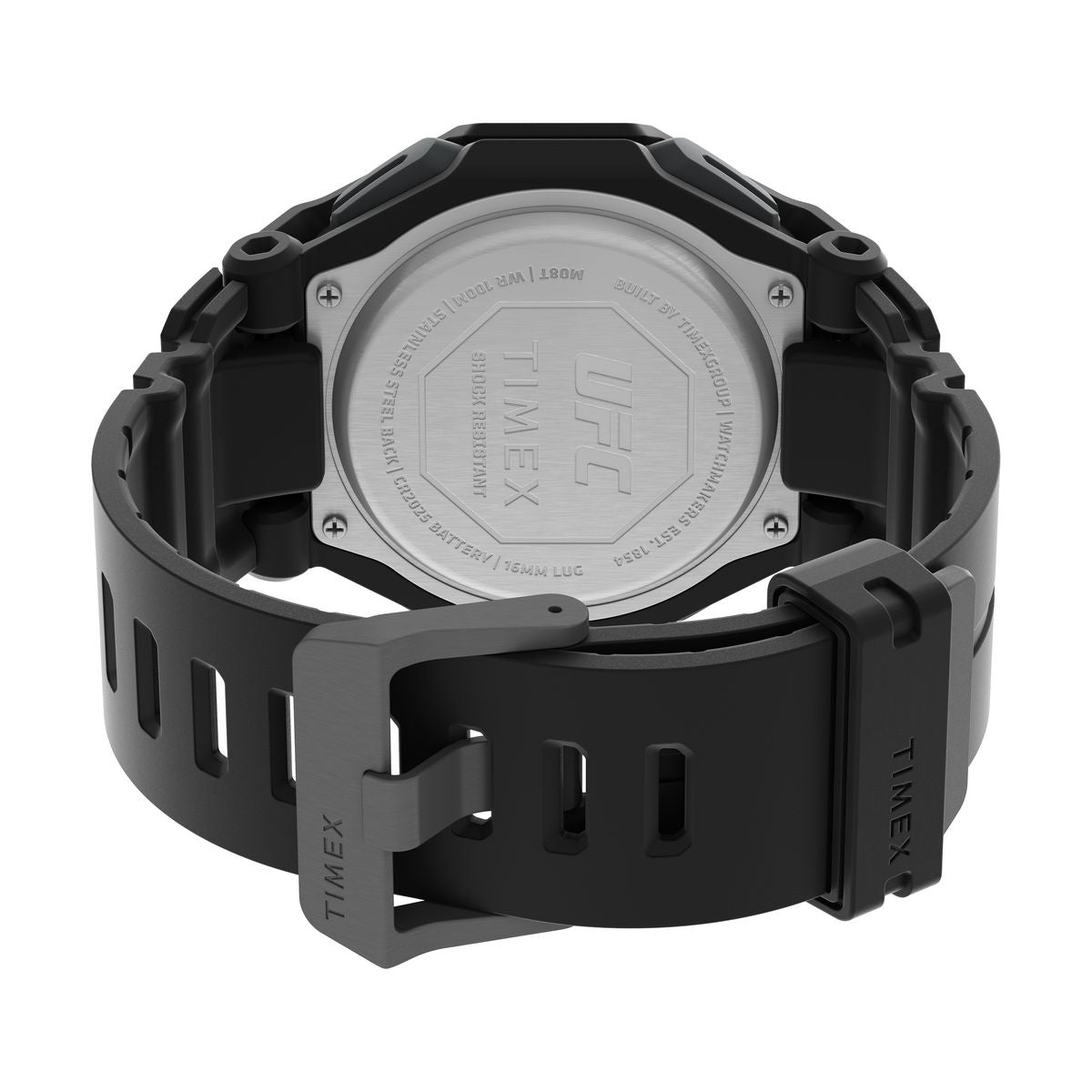Timex UFC Octagonal 45mm Black Dial Ana-Digital Men Watch - TW2V55300X6 Watch Timex
